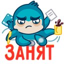 Стикеры пингвин Лу и тюлень Теодор для Вконтакте