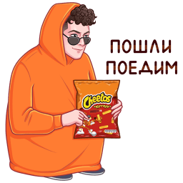 Набор стикеров Cheetos для ВК